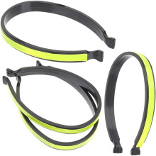 Reflektierende Fahrradhosenclips mit hoher Sichtbarkeit, Hosenclips für Radfahrer, reflektierendes Fahrradhosen-Gurtband