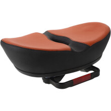 Fahrradkissen, breiter Sattel ohne Nase für Herren, PU-Material, robust und stoßdämpfend für verbesserten Komfort