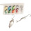 Set Bass Angelausrüstung Löffel Köder Bass Köder Angelköder Angellöffel Angeln Angelköder Kunstköder Vorrichtung Pailletten 6