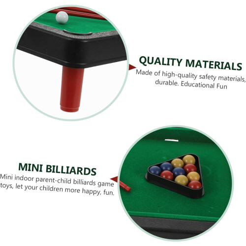 Mini-Desktop-Billardtischspiel, interaktives Freizeit-Poolspiel 2