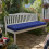 Almofada para Banco Exterior 45 polegadas, Impermeável para Móveis de Pátio, 45x18'', Azul Marinho 5