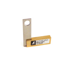 Shinwa 1,75 in / 4,5 cm Pătrat mecanic din alamă masivă / oțel inoxidabil 62020 – Instrument de precizie pentru unghi drept