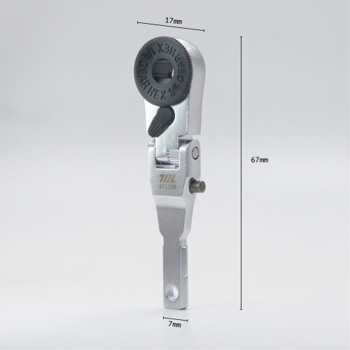 711l Flex Flex Head Edc Ratchet Wrench - Accessoire de tournevis compatible avec les adaptateurs de bits plats de Multitools 2