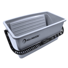ROLLINGDOG 18 Inch Paint Bucket - 18  paint tray  5 Gallon  Extra Large Plastic Paint Scuttle Use With 18 Inch Paint Rollers