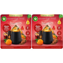 2xAir Wick Essential Oil Mist Kit, Diffuser & Refill - Mulled Wine