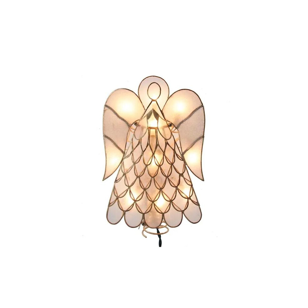 Kurt S Adler UL3157 95 po UL 10 lumi   res capiz Angel pour cime de sapin de No   l