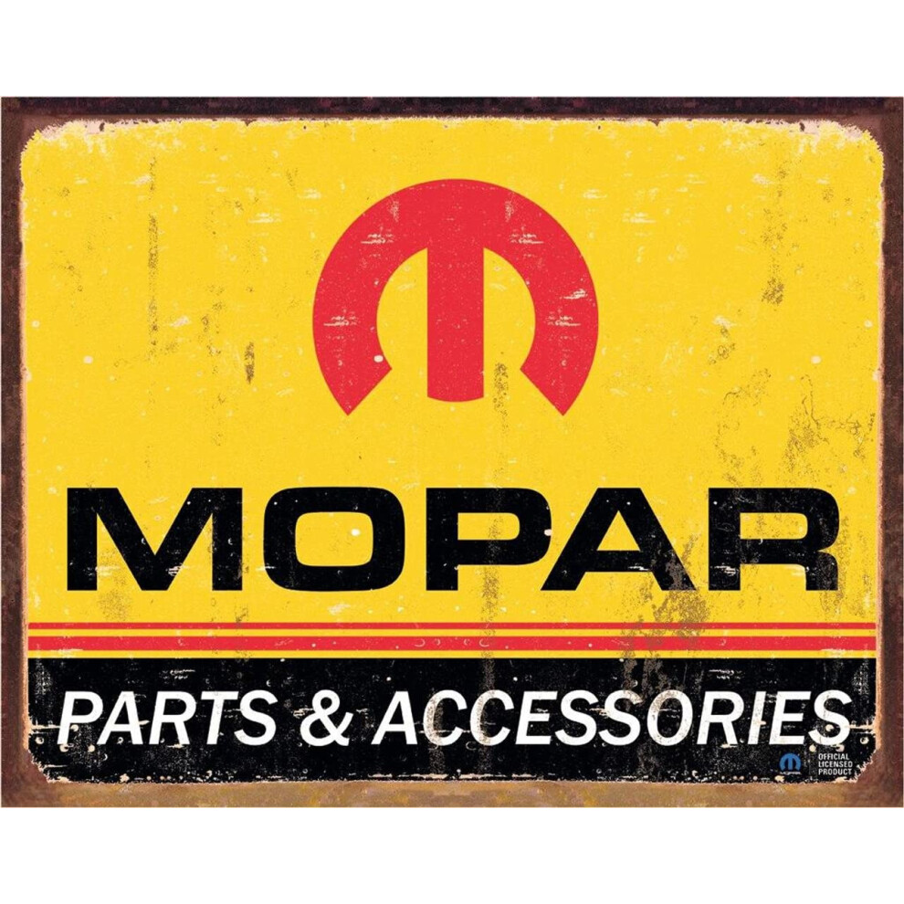 Plaque m   tallique avec logo Mopar Desperate Enterprises '64-'71 - D   coration murale vintage en m   tal - Fabriqu   e aux    tats-Unis