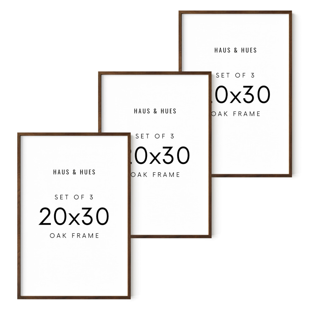 Cadres photo 20x30 HAUS AND HUES - Ensemble de 3 cadres pour affiches 20x30, cadres 20x30 pouces, cadres pour affiches 20 x 30 pouces, cadres pho