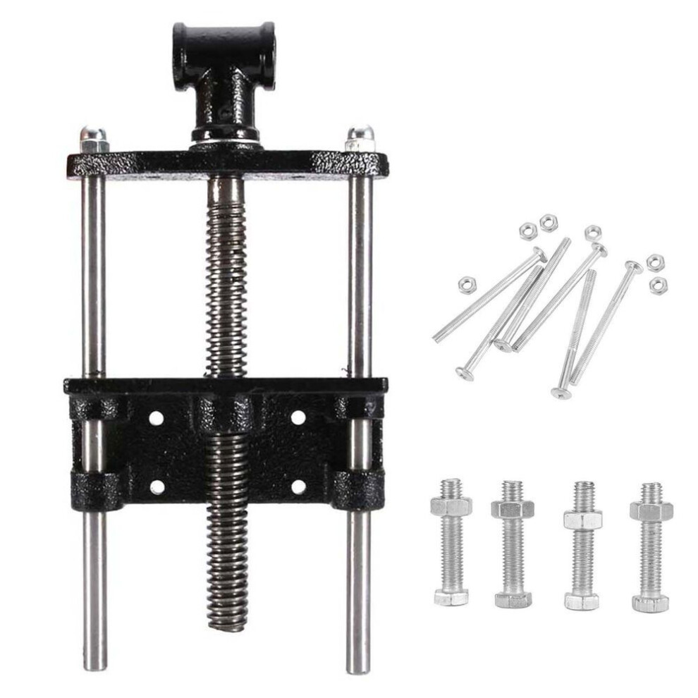 7" Woodworking Heavy Duty Table Clamp Bed Metal Vise Clip Fixed Repair Vice Tool