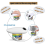 (Black) 1pc Electric Can Opener; Automatic Can Opener Smoo 5