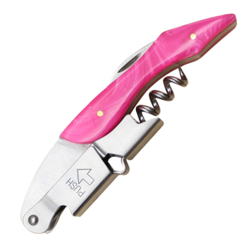 (Szie5) Color Resin Handle Corkscrew Professional Wine Ope