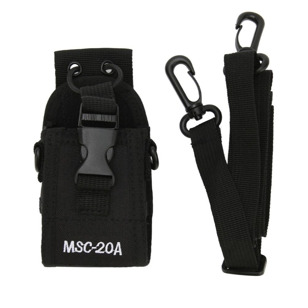 Walkie Talkie Holder Lightweight Portable Universal Nylon Radio Case Pouch For 2 Way Radio Msc 20a