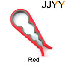 (Red) JJYYJar Opener, Easy Grip Bottle Opener Twist Off