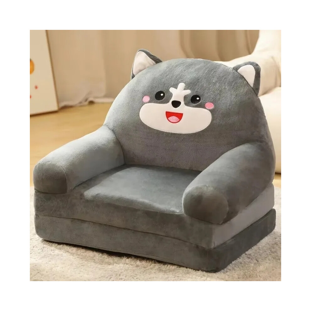 (Two layers, N) Sofas Children Sofa Cute Cartoon Lazy Folding Small Sofa Bed Girl Princess Baby Toddler Dual-purpose Child Seat  Sofas Princess-image-OPC-PGKGXWZ-NEW