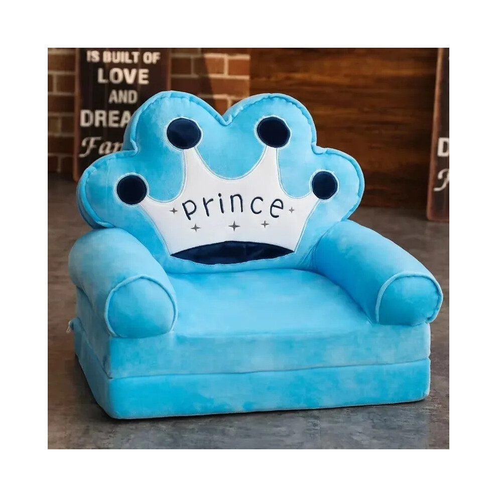 (Two layers, D) Sofas Children Sofa Cute Cartoon Lazy Folding Small Sofa Bed Girl Princess Baby Toddler Dual-purpose Child Seat  Sofas Princess-image-OPC-PGKGXWN-NEW