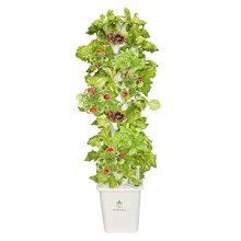 (45 Pods) DPROOTS 45 Pods Garden Hydroponic Growing Vertical Tower System for Indoor Self Watering Grow Herb Mint Vegetables Planting Tool