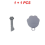 (1 set) Multifunction Pet Canned Spoon Plastic Jar Opener 1
