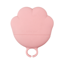 (pink Canned lid) Multifunction Pet Canned Spoon Plastic Jar Opener