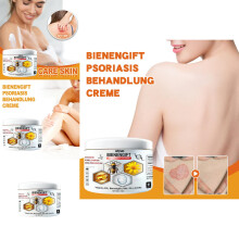 Bee Venom Skin Treatment Cream for Eczema Relief - Soothes Red, Flaky Skin with Deep Repair, 30g (UPC 693722076448)