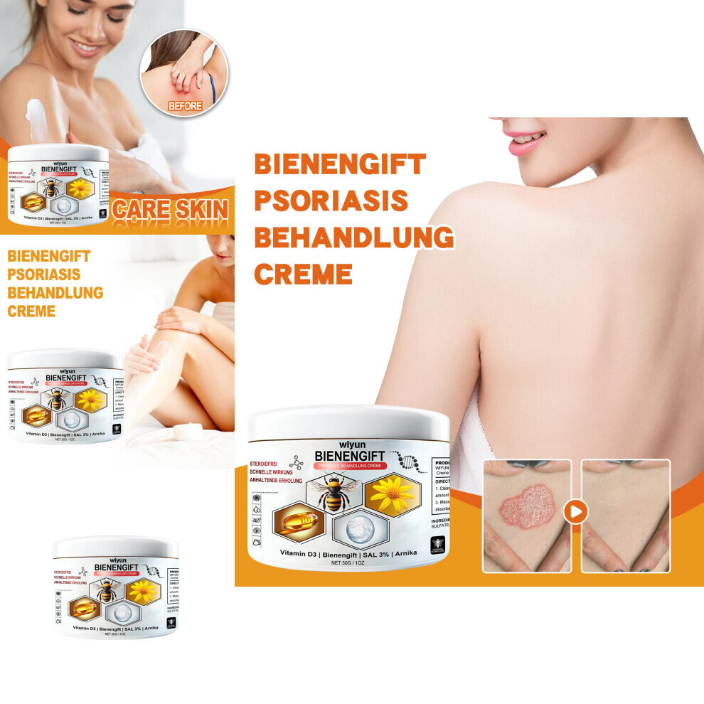 Bee Venom Cream For Soothing Red Skin And Repairing Flaky Skin Areas