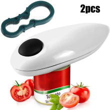 (opener white 2pcs) Electric Can Opener Electric Can Opener Automatic