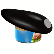 (Black) Electric Can Opener, Automatic Jar Bottle Opener,