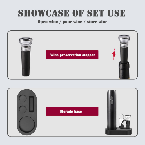(Rechargeable Pro) Electric Wine Bottle Opener Automatic Red Wine Cor 2