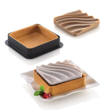 Silikomart Mini TARTE Zandkit Samengesteld uit siliconen mal en thermoplastische ringen