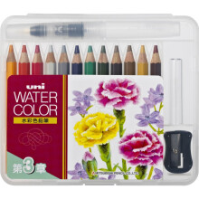 ???? Mitsubishi Pencil UWCNCS12C3 UniWater Color Compact 12 Farben Kapitel 3