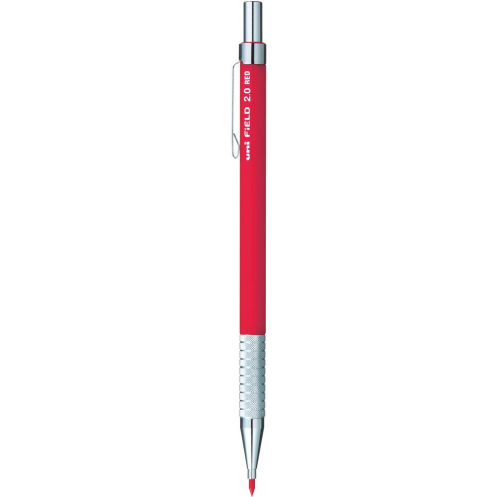 Uni M207001P.15 - Matita Meccanica, Campo, 2,0 Mm, Colore: Rosso-image