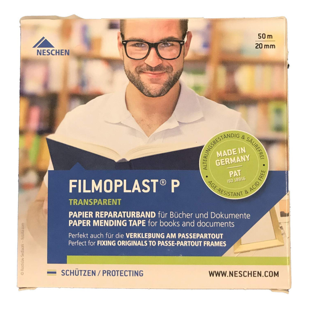 Neschen Filmoplast P Ruban De R Paration Pour Archives 8""""X164'-image