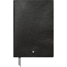 Montblanc Notebook Black Squared #146 Fine Stationery 113637 / Elegant Journal with Leather Binding and Quadrille Pages / 1 x 5.9 x 8.2 in.