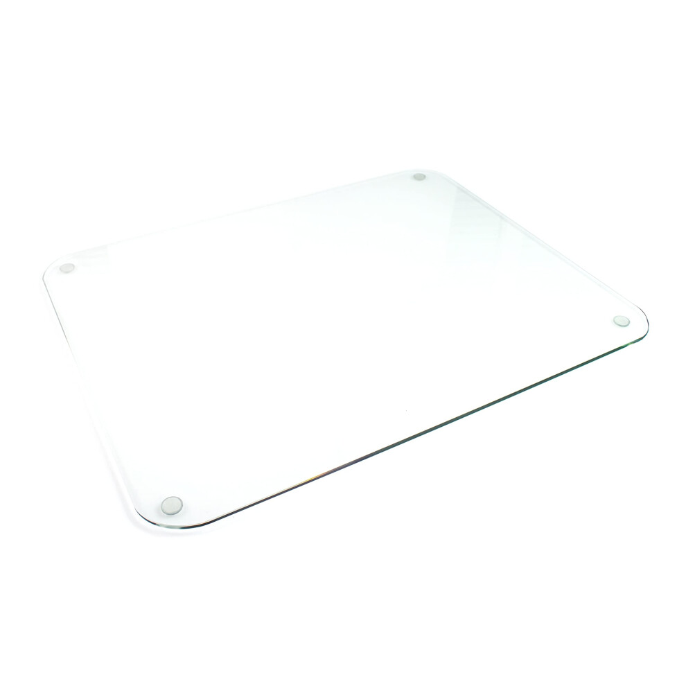 Photos - Other Furniture Floortex Glaciermat Reinforced Glass Executive Desk Mat 19 x 24 FCDE1924G (FCDE1924G)