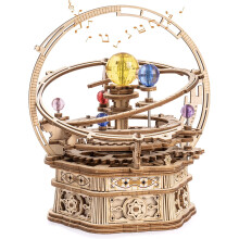 Robotime Music Box 3D Puzzle Wooden Model Kits Starry Night Adult Gift