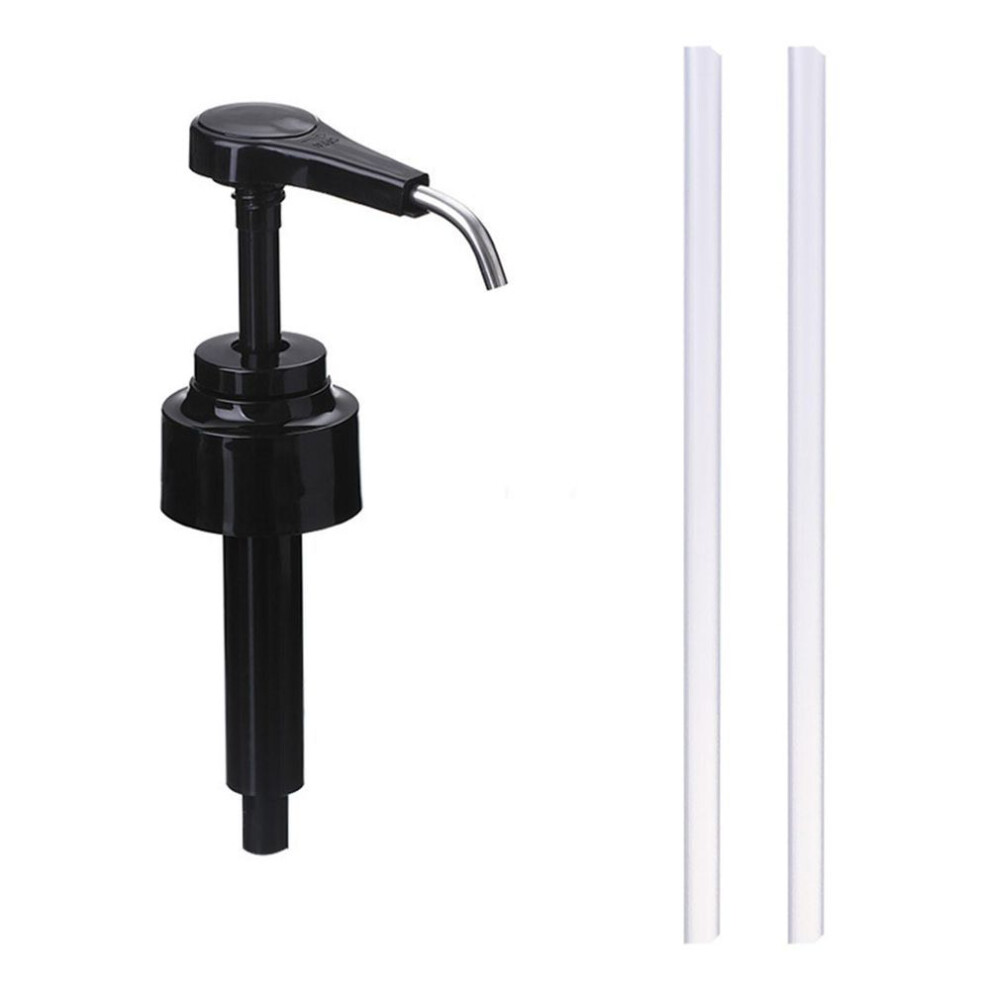 Oyster Sauce Pump Dispenser Pp Stainless Steel Reusable Universal Black Oyster Sauce Bottle Pump