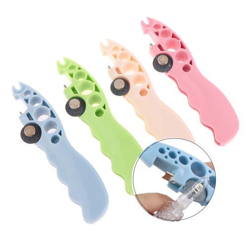 (green) Portable Ampoule Bottle Opener Convenient Handle M 2