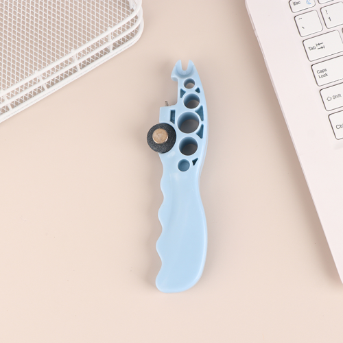 (blue) Portable Ampoule Bottle Opener Convenient Handle M