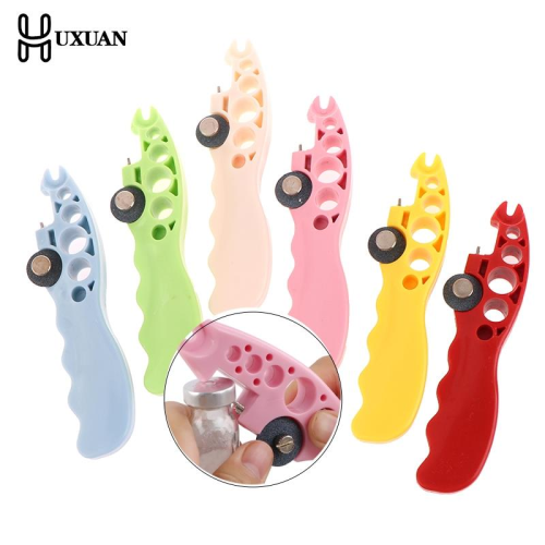 (white-1pcs) Portable Ampoule Bottle Opener Convenient Handle M 1