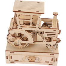 1 set simulatie-oogstmachine-legpuzzelmodellen, driedimensionale puzzel, doe-het-zelf-modelspeelgoed