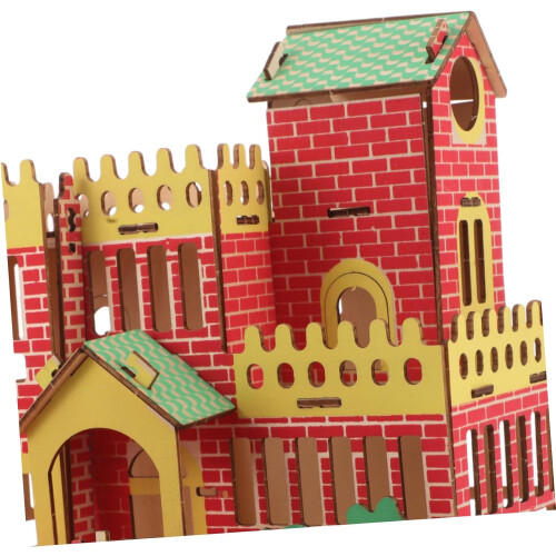 Modelhuis Kit Houten Constructie Speelgoed 3D DIY Puzzel Kit 2