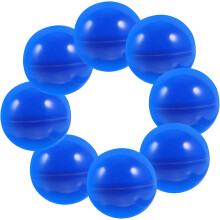 50 stuks bal blauwe vulbare loterijballen lege bingoballen speeltent met tunnel miniballen ballenbak oogbal pongballen
