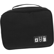 Elektronische organizer Reistas Opladertas Snoerorganizer Compacte opladertas Organizer Zwart Beschermt uw apparaten