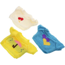 3 stuks accessoires ter vervanging van kleding met schattige pluchen berendecoratiekleding