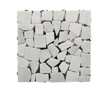 Outdoor Garden Patio Balcony Deck Tile, All Weather DIY Interlocking Floor with Drainage Floor (white)30×30cm