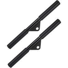 2-delige set oefenstangen met stalen kabel voor fitnessapparatuur, pulldown en pull-up handgrepen.