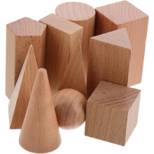 10 stuks geometrische modelbouwset, geometrische blokken, geometrische inzetstukken en decoratie
