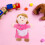 Interactieve handpop voor kleuters, schattige moederhandpop 2