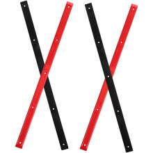 Skateboard Rails 4 stuks Anti-botsing Skateboard Rails Stevige kunststofcompatibiliteit