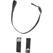 Ski-hockeyhelm met kinband, universele pasvorm, polyester kinband, elastisch, comfortabel, veiligheidsaccessoire
