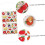 2 sets fruitpuzzel, creatief educatief speelgoed voor interactief puzzelbord 6
